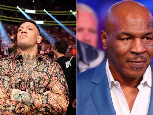 Conor McGregor Poses With ‘Incredible’ Mike Tyson Sporting BKFC Belt Ahead of Jake Paul Showdown