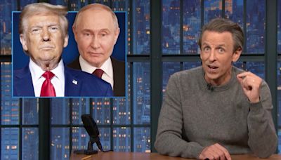 Seth Meyers Is Starting to Wonder About Trump and Putin