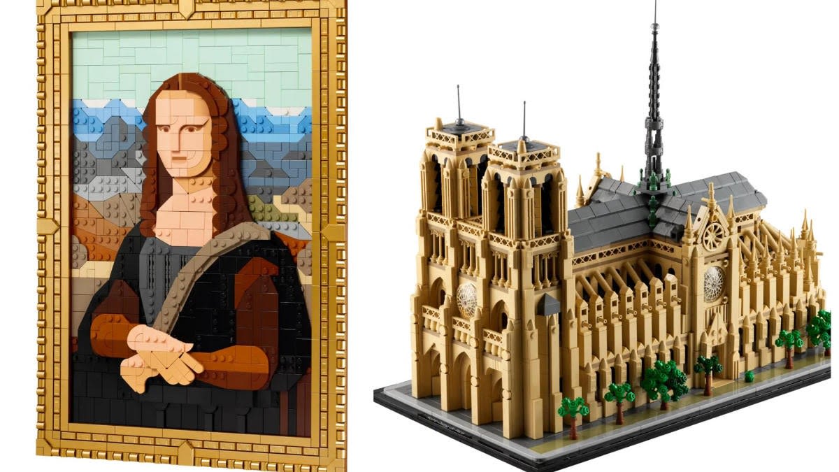 LEGO Mona Lisa and Notre-Dame Sets Are Available To Pre-Order Now