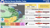 Severe thunderstorm warnings issued for portions of Lansing area