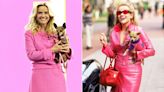 Reese Witherspoon Brings Back Elle Woods in Hot Pink Skirt Suit — and Does the Bend and Snap in Louboutins!