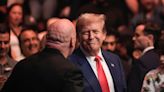 Trump finds comfort cageside in N.J. at UFC 302