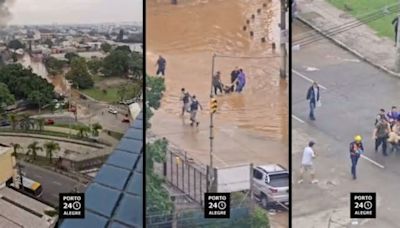 Vídeo: Posto de gasolina explode em Porto Alegre enquanto homens abastecem barco