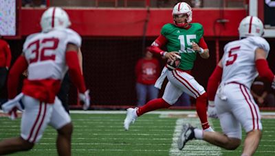 White team beats Red team in Nebraska Football Spring Game at Memorial Stadium