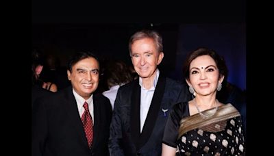 Ambanis spotted with LVHM billionaire Bernard Arnault at Paris Olympics 2024