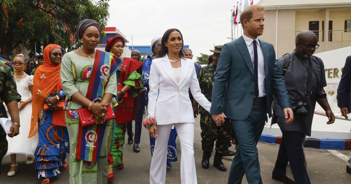 Inside Harry and Meghan's Nigeria tour including army of aides and outfits