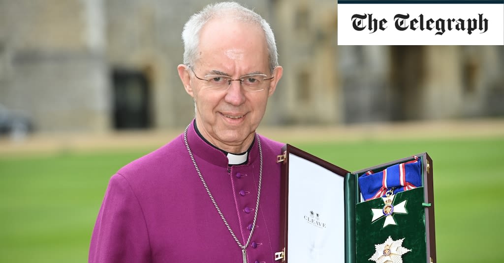 King knights Archbishop of Canterbury in first investiture ceremony since cancer diagnosis