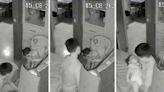 Big brothers pause devices to put baby sister to sleep in touching footage