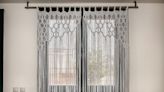 Artisan Crafts Macrame Braided Curtain For Window and It's Incredible