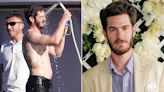 Shirtless Andrew Garfield Spotted Hosing Down on Yacht While Vacationing in Italy