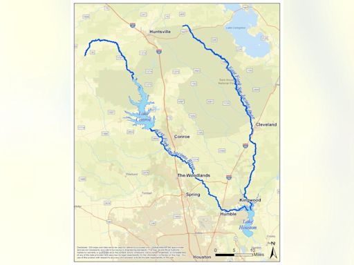 Lake Conroe level: Dam release increased; officials warn of flooding along San Jacinto River