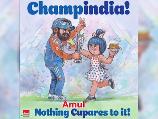 "Champindia" - How Amul Celebrated India's T20 World Cup Win