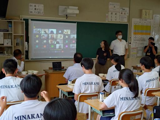 日本群馬縣水上町學校午餐推台南芒果日 (圖)