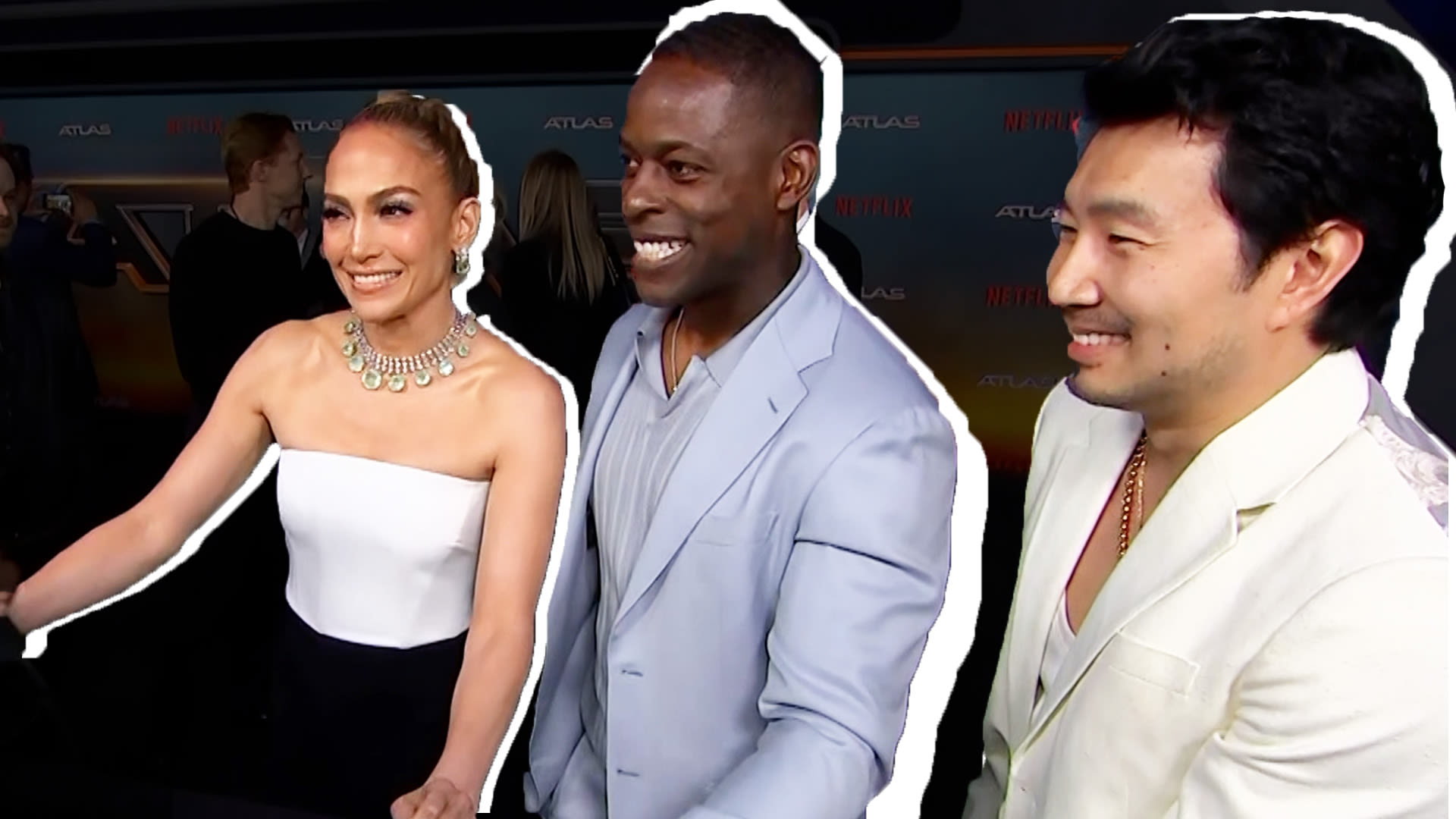 Jennifer Lopez, Simu Liu & Sterling K. Brown Kept Trying To Ad-Lib The Perfect One-Liner For 'Atlas' | Access