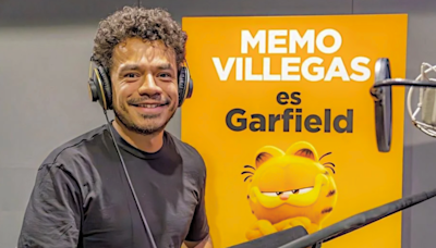 Memo Villegas debuta como actor de doblaje con 'Garfield'