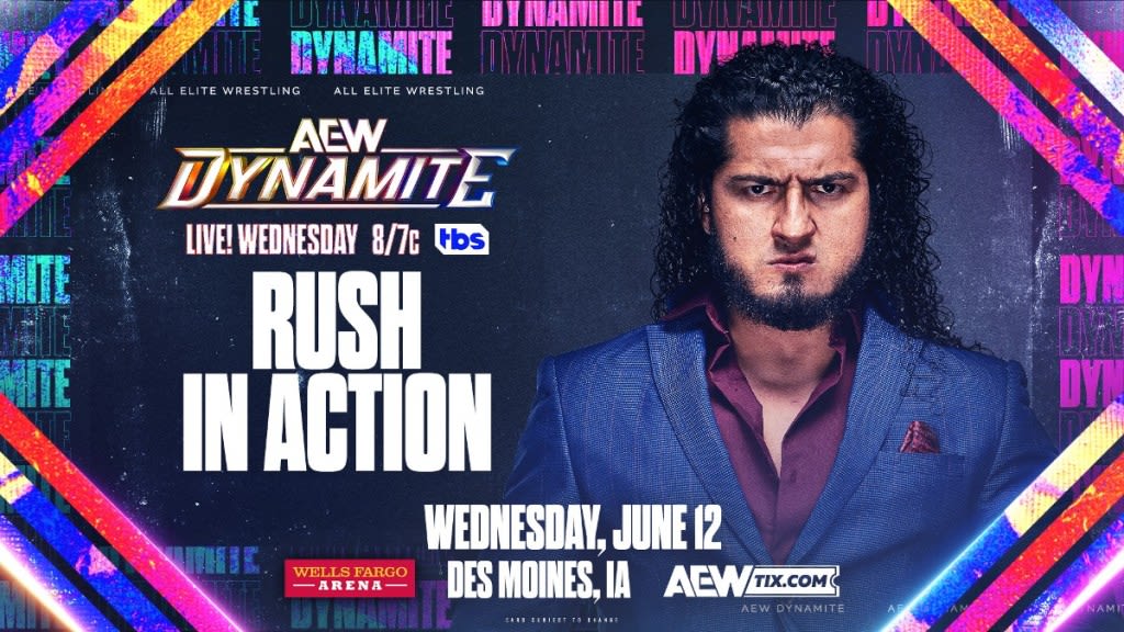 RUSH Match Added To 6/12 AEW Dynamite