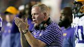 Brian Kelly comments on Chris Doering's clown suit after LSU football's win over Florida
