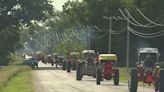 Over 100 antique tractors journey from Franklin to raise money for veterans