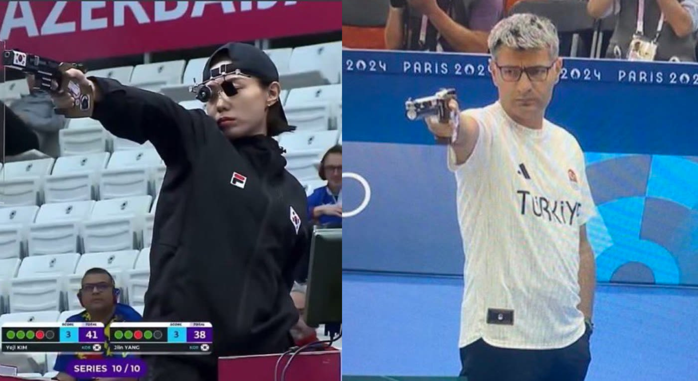 Olympic shooters become viral sensations as they secure silver medals in Paris: 'Did Turkey send a hitman' to 'main character energy'