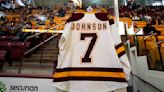 Neck guards mandated for high school hockey after Johnson's death