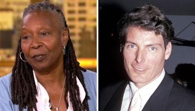 Whoopi Goldberg struggles to introduce 'The View' topic as she emotionally recalls friendship with Christopher Reeve: "I'm verklempt"