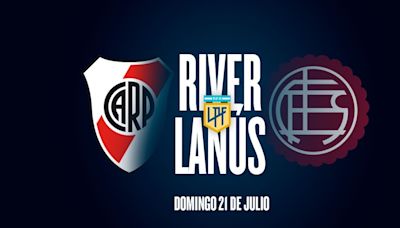 River vs. Lanús por la Liga Profesional: día, horario, canal de TV