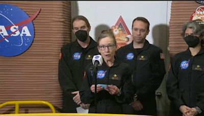 Crew of Nasa’s simulated Mars habitat emerge after a year