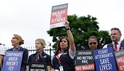 Flight attendant union rejects American Airlines' proposed 17% pay raise