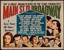 Main Street to Broadway (1953) movie poster