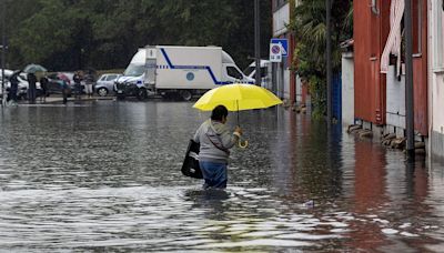 Temporal de lluvias en el norte de Italia: Un hombre tras ser arrastrado por la corriente