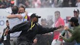 Adam Hadwin: Champagne-spraying golfer tackled by security guard at Canadian Open