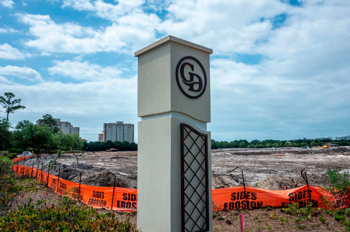 Trees were removed in the Grande Dunes area to make way for new development. What we know