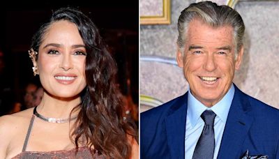 Pierce Brosnan Gets Birthday Message from Salma Hayek Pinault: 'Such Fond Memories Filming with You'