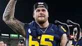Michigan football OL Zak Zinter picked by Cleveland Browns in Round 3 of NFL draft 2024