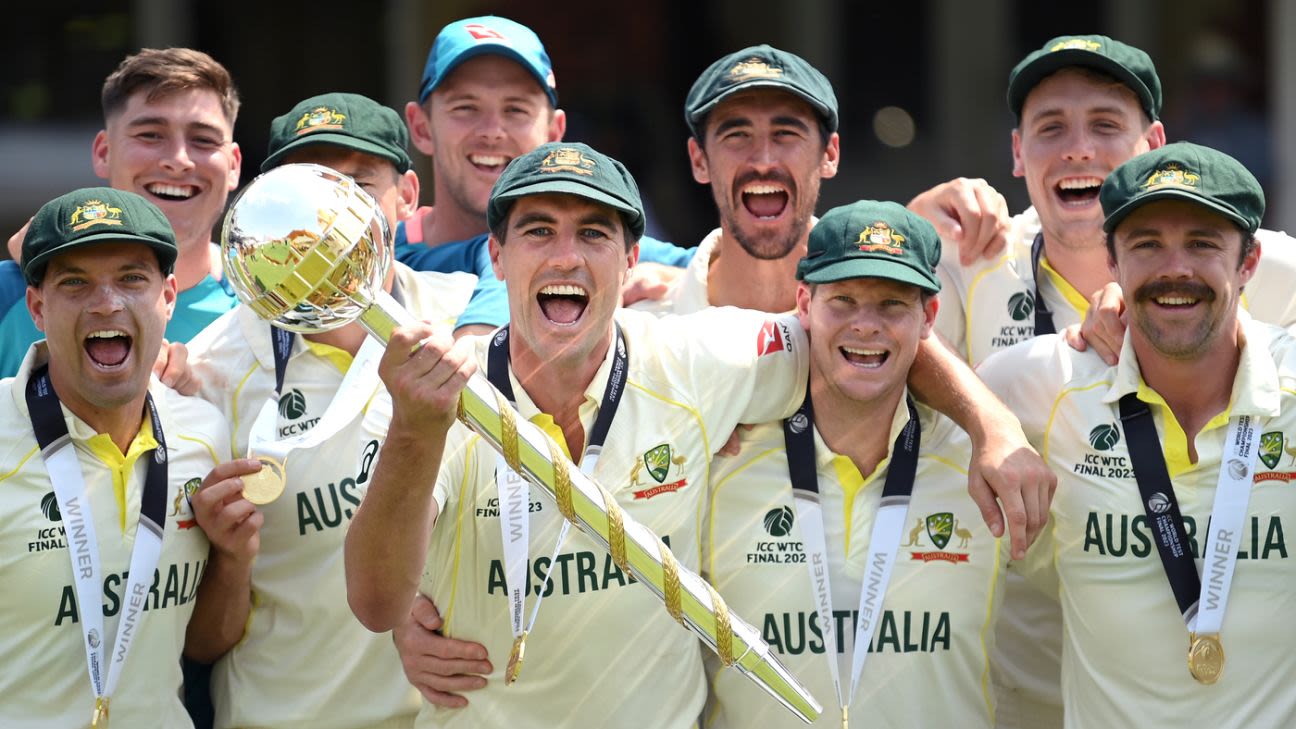 Australia replace India as No. 1 Test team in ICC rankings after annual update