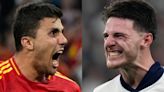 Spain vs England: Rodri vs Declan Rice battle crucial as Three Lions seek midfield control