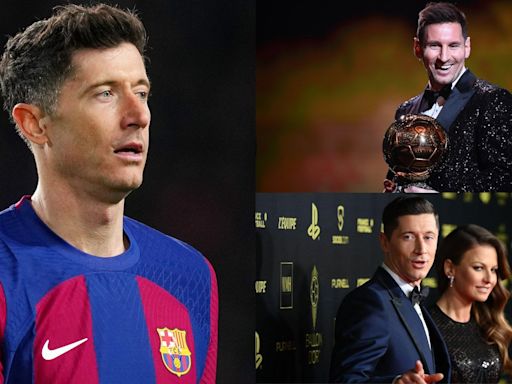 ...Lewandowski 'wouldn't act offended' if handed belated Ballon d'Or four years on from Covid cancellation - but Barcelona star insists 2021 prize 'belongs to Lionel Messi' | Goal.com English Bahrain