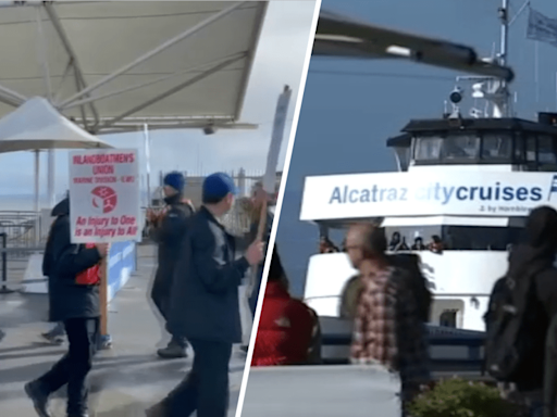 Alcatraz ferry workers strike amid start of summer tourism season in San Francisco