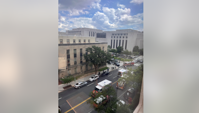 Suspect steals car with elderly person inside, crashes into building in DC: police