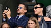 Orlando Bloom y Katy Perry, torneo de besos en Wimbledon