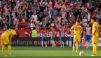 El Barça de Xavi, el muñeco el Girona de Míchel