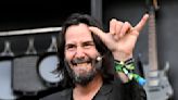 Keanu Reeves reunites with his band for first public performance in more than 20 years