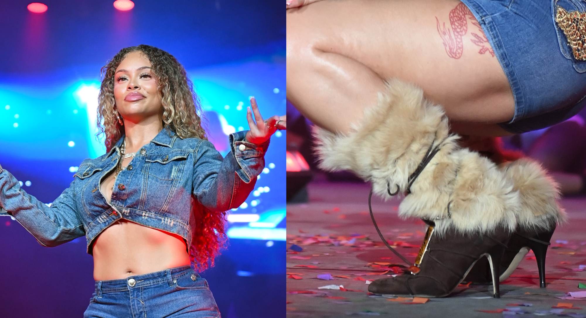 Latto Takes the Stage in Vintage Giuseppe Zanotti Booties at Hot 107.9 Birthday Bash 2024