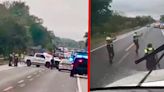 Transportista graba balacera en autopista México-Tuxpan; video se hizo viral