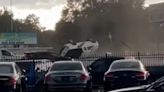 Video viral: Tornado en Florida lanza camioneta por los aires