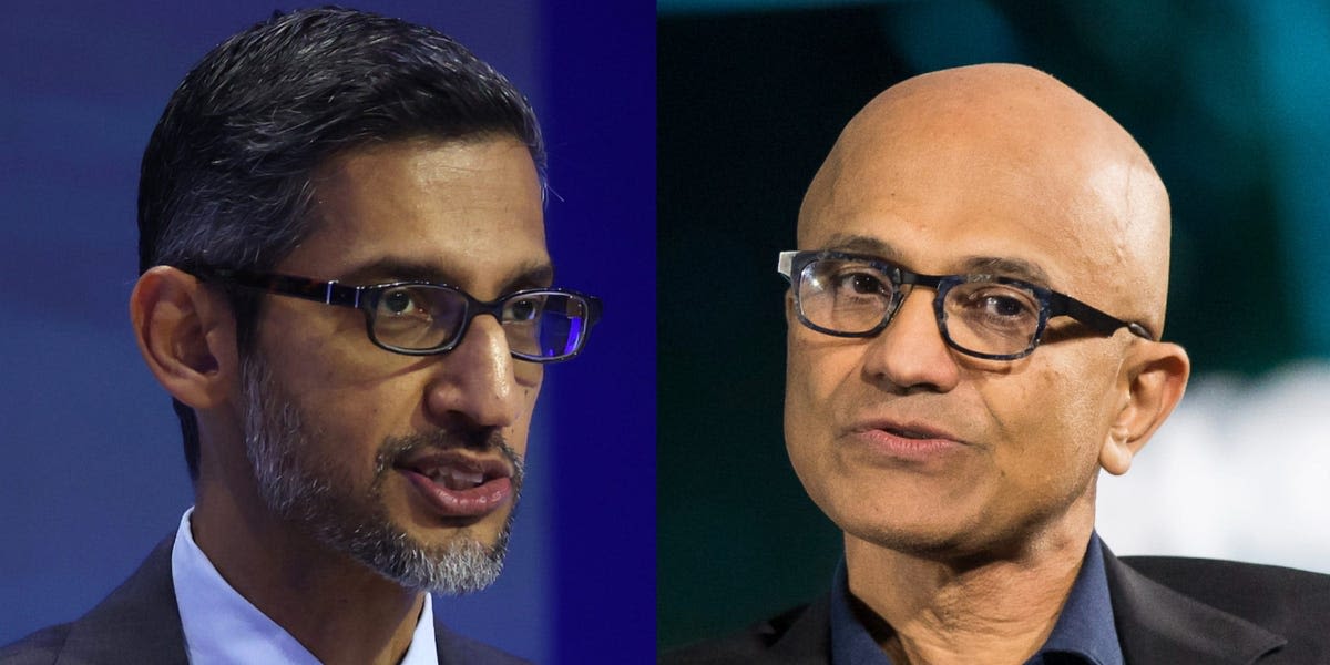 Sundar Pichai claps back at Microsoft's CEO after his comments about making Google 'dance'