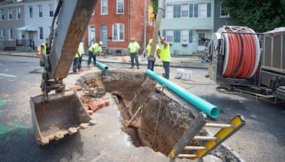 Section of North Queen Street in Lancaster city reopens after sinkhole reroutes traffic [update]