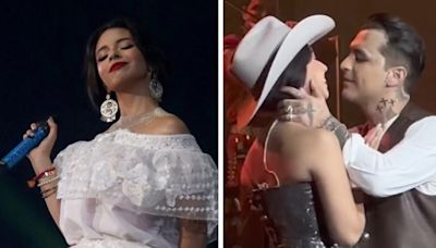 ¿Primer 'palomazo' como esposos?: Ángela Aguilar y Nodal habrían cantado en su boda (video)