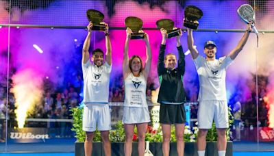 Ariana Sánchez y Paula Josemaría se adjudican con autoridad el BNL Italy Major Premier Padel - La Tercera