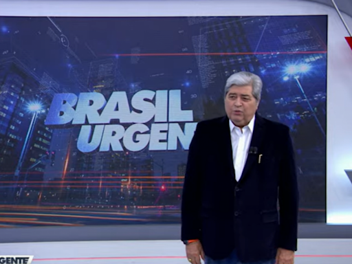 Datena tem alta do hospital e apresenta o 'Brasil Urgente' no mesmo dia | Celebridades | O Dia